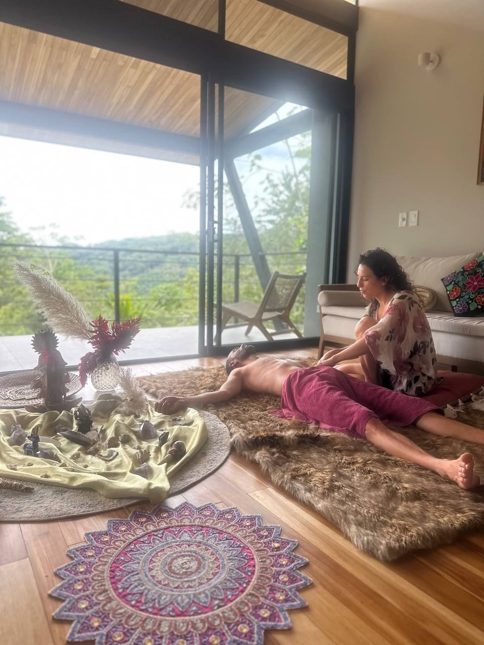 Chi Release session at Flourish Within Sanctuary