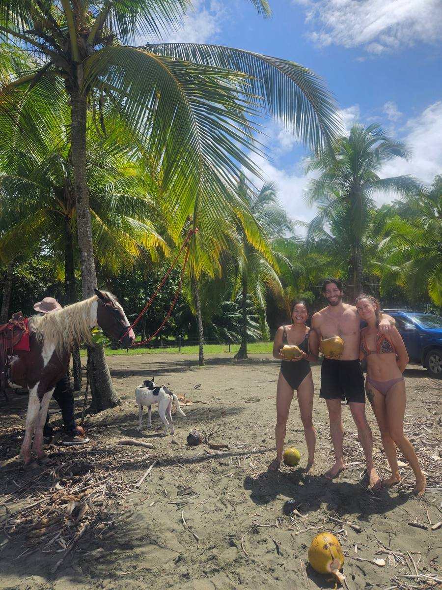 Beach day with guests