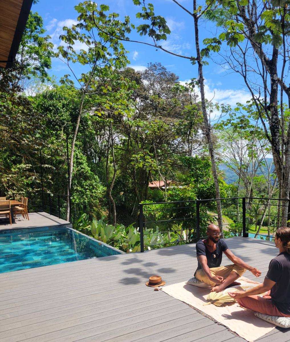Poolside at the sanctuary