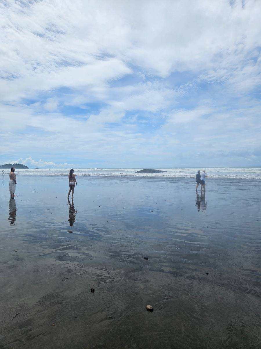 Beach at low tide