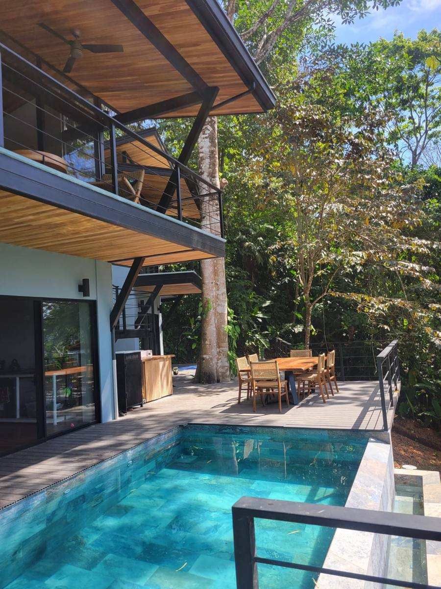 The sanctuary pool & dining terrace