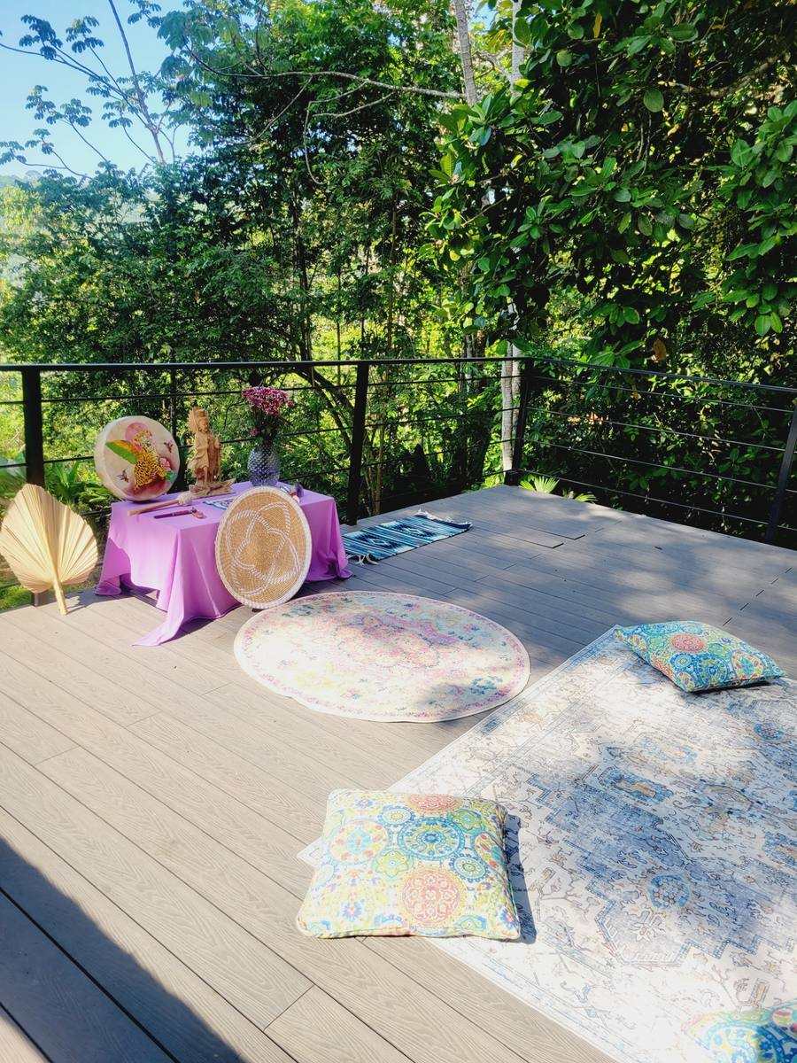 Outdoor ceremony deck